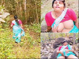 Desi outdoor forest sex...